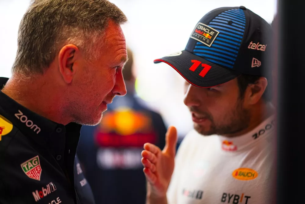 Sergio Pérez révèle le discours brutal de Christian Horner à son arrivée chez Red Bull