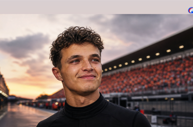 Visuel éditorial généré par IA de Lando Norris après le Grand Prix des Pays-Bas 2026