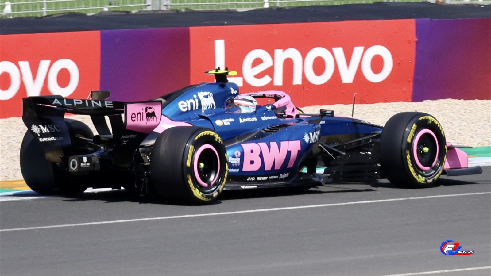 Briatore recadre Colapinto : Alpine A526 de Franco Colapinto lors des essais du Grand Prix d Australie 2026.