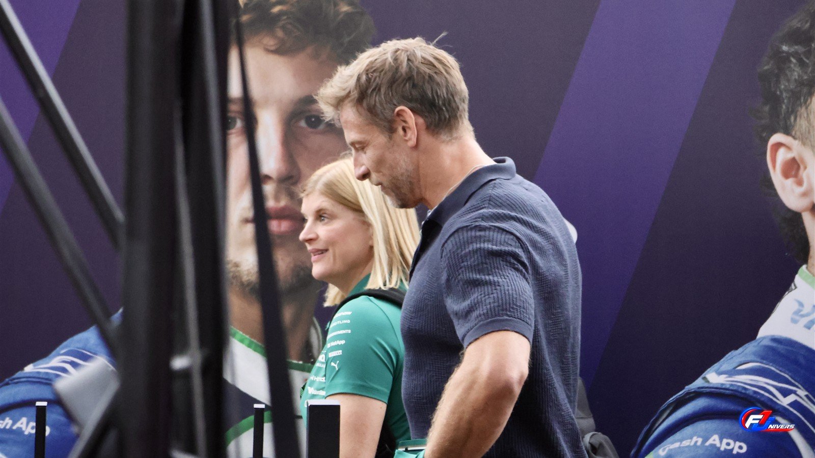 Jenson Button lors de la Melbourne Walk du Grand Prix d’Australie 2026