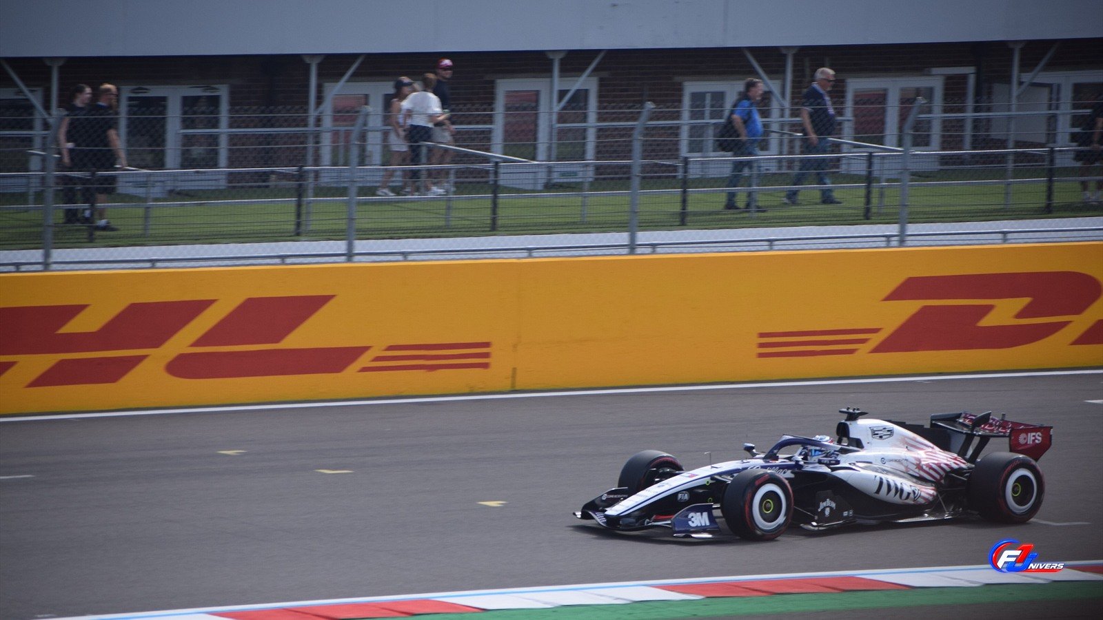 Colton Herta et la F1 2028 : une Cadillac roule au Grand Prix de Grande-Bretagne 2026.