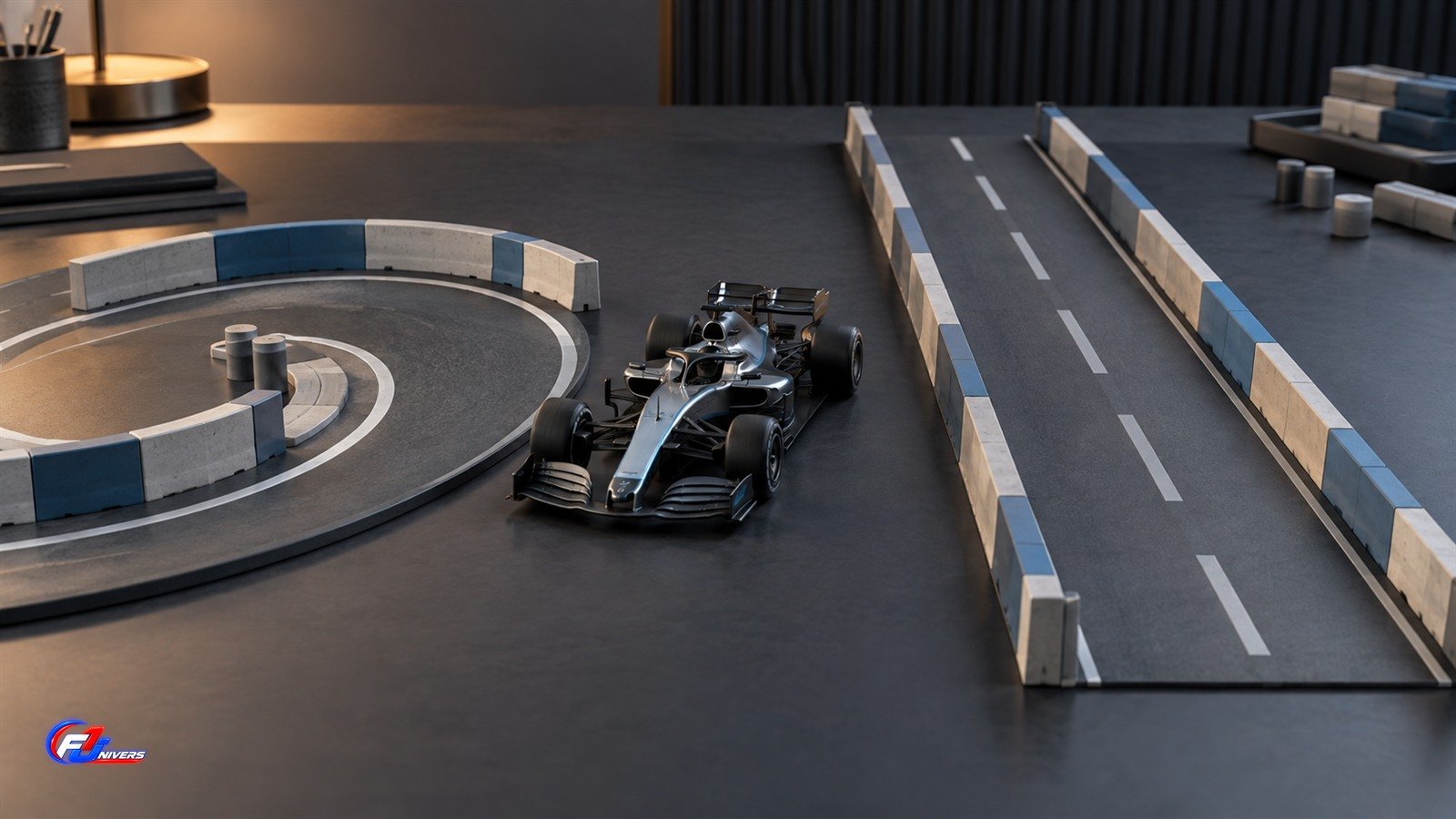 GP d Azerbaïdjan 2026 : visuel éditorial généré par IA illustrant un compromis fictif de circuit urbain.