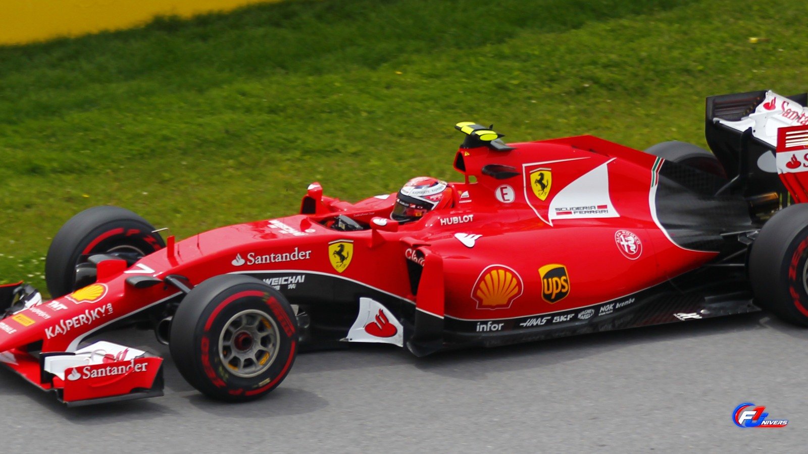 Kimi Räikkönen au volant de la Ferrari SF15-T au Grand Prix du Canada 2015