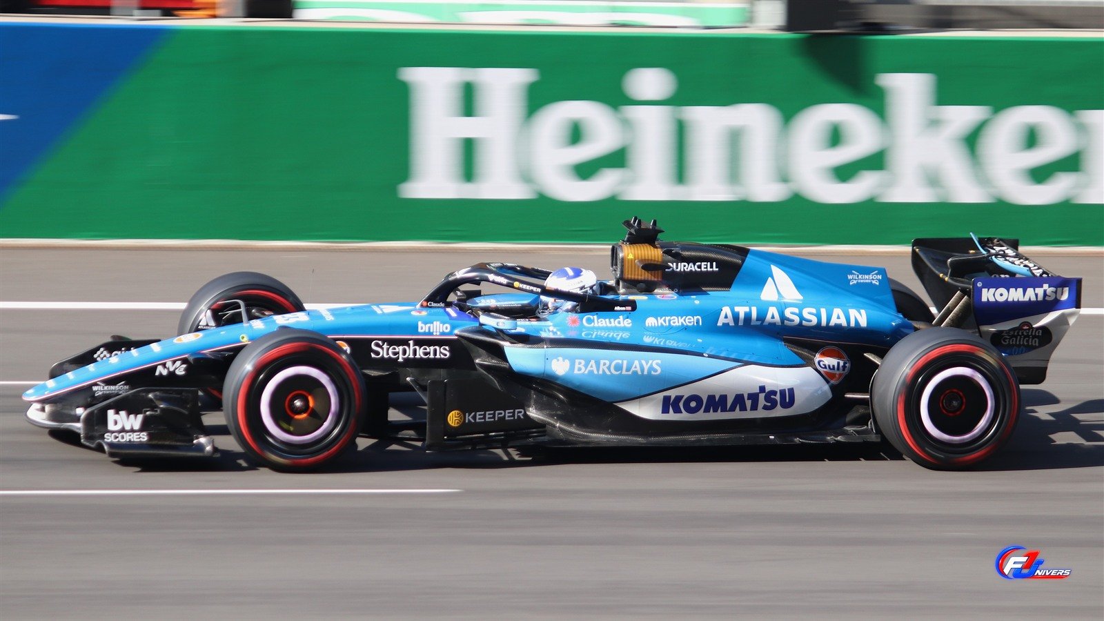 Williams FW48 : la monoplace d Alexander Albon en qualifications du Grand Prix de Chine 2026.