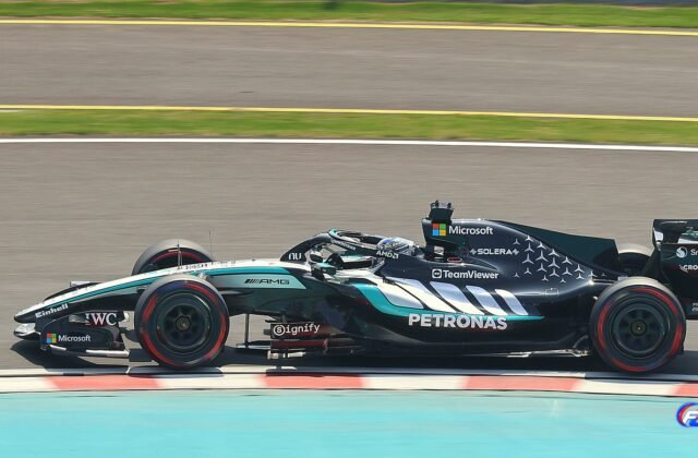 Wolff croit au rebond de George Russell : la Mercedes W17 du Britannique à Suzuka en 2026.